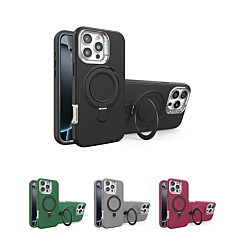 Support Heavy Duty Case with Wireless Charging Kickstand for iPhone 16 Pro Max (Only Ground Shipping)