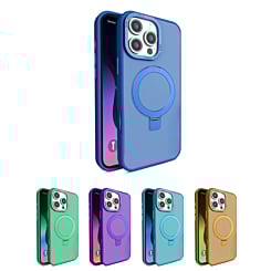 Carbon Wireless Charging Case with Ring Stand for iPhone 16 Pro Max (Only Ground Shipping)