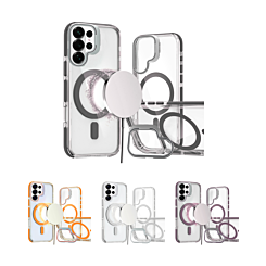 Thin Magnetic Clear Case with Camera Stand Kickstand for Galaxy S26 Ultra (Only Ground Shipping)