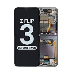 OLED Assembly with Frame for Galaxy Z Flip 3 F711 (LAVENDER) (US and International) (Service Pack)