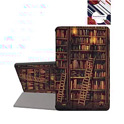 Old Style Notebook Design Case - Library for Galaxy Tab S10 Plus / S9 Plus / S8 Plus / S7 Plus / S7 FE (12.4") (Only Ground Shipping)