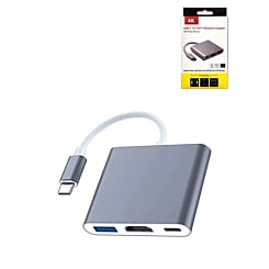 Multiport Adapter for USB C to HDMI (Only Ground Shipping)