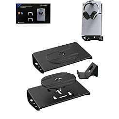 Dobe 3in1 Wall Mount Bracket + Headset Hook + Controllers Hooks for PlayStation 5 / 5 Slim (Only Ground Shipping)