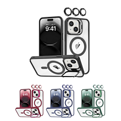 Transpalet Silicone case & Camera stand with Camera Lens for iPhone 13 / 14 (Only Ground Shipping)