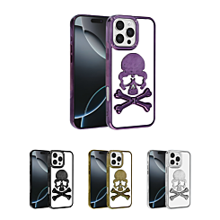 Transparent Skull Design Case for iPhone 16 Pro / 17 (Only Ground Shipping)