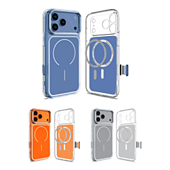 Transparent Magnetic Cases with IC Chip for iPhone 17 Pro (Only Ground Shipping)