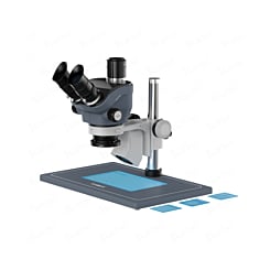 Kaisi TX-350S Trinocular Stereo Microscope 7X-50X Magnification with Base Plate (Only Ground Shipping)