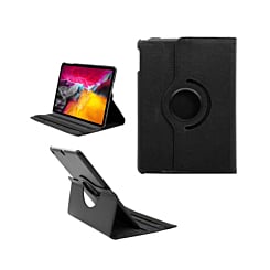 Universal 10" 360 Degree Rotating Leather Case - BLACK (Only Ground Shipping)