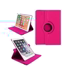 Universal 10" 360 Degree Rotating Leather Case - HOT PINK (Only Ground Shipping)
