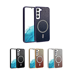 Wireless Charging Bling Diamond Crystal Case for Galaxy S23 (Only Ground Shipping)