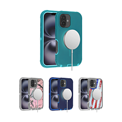 Wireless Charging Heavy Duty Case for iPhone 16 (Only Ground Shipping)