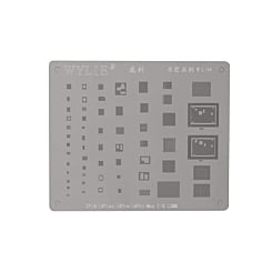 Wylie BGA Reballing Stencil for iPhone 14/14Mini/14P/14PM (Silver)