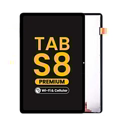 LCD Assembly without Frame for Galaxy Tab S8 (2022) (X700 / X706) (BLACK) (Wi-Fi and Cellular) (Premium)