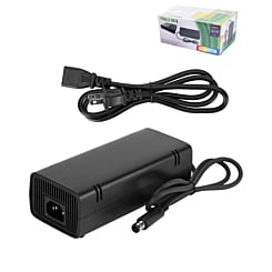 AC Adapter with US Cable for Xbox 360 E (Only Ground Shipping)