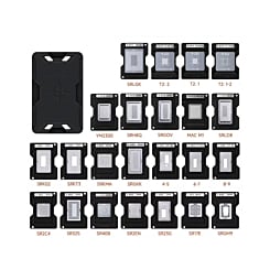 XinZhiZao CPU BGA Reballing Stencil Kit For MacBook/Notebook (23 Pcs Set) (Not Returnable) (Only Ground Shipping)