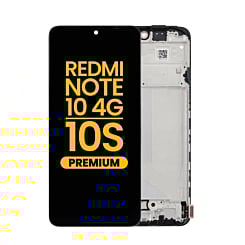 OLED Assembly with Frame for Xiaomi Redmi Note 10 4G / Redmi Note 10S (Premium)