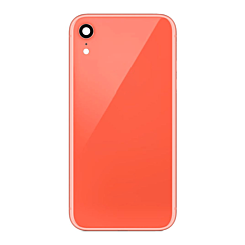 Buy the Back Glass with Camera Lens for iPhone XR in Coral without logo.
