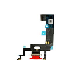 Order the Charging Port Flex Cable for iPhone XR in red, premium quality.