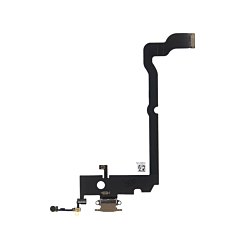 Purchase the premium gold charging port flex cable for iPhone XS Max.