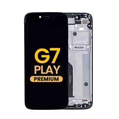 LCD Assembly with Frame for Motorola Moto G7 Play (XT1952) (DEEP INDIGO) (Premium)