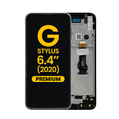 LCD Assembly with Frame for Motorola Moto G Stylus (XT2043) (BLACK) (Premium)