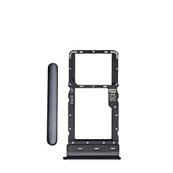 Single Sim Card Tray for Motorola Moto G Stylus 6.8" (XT2115 / 2021) (AURORA BLACK)
