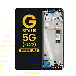 LCD Assembly with Frame for Motorola Moto G Stylus 5G 2022 (XT2215-4 / 2022) (SEAFOAM GREEN) (Premium)