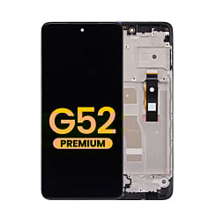 OLED Assembly with Frame for Motorola Moto G52 (XT2221-1 / 2022) (Premium)