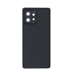 Back Cover with Camera Lens & Adhesive for Motorola Edge X40 5G (XT2301-5) Edge Plus (XT2301-1) (NO LOGO) (BLACK)
