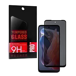 Privacy Tempered Glass for Moto G Play (XT2413-2 / 2024) (2.5D / 1 Piece)