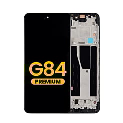 OLED Assembly with Frame for Motorola Moto G84 (XT2347 / 2023) (Premium)