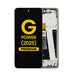 LCD Assembly with Frame for Motorola Moto G Power 5G (XT2515-1 / 2025) (LEAF GREEN) (Premium)