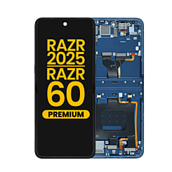 Main OLED Assembly with Frame for Motorola Razr 2025 / Razr 60 (XT2553 / 2025) (GIBRALTAR SEA) (Premium)