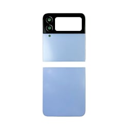 Back Glass for Galaxy Z Flip 4 F721 (2 Piece Set) (NO LOGO) (BLUE)