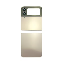 Back Glass for Galaxy Z Flip 4 F721 (2 Piece Set) (NO LOGO) (GOLD)