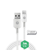 PowerPeak ECONOMY USB A-L Cable NON MFI (WHITE) (3ft) (12W) (Only Ground Shipping)