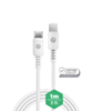PowerPeak USB C-L Cable NON MFI (WHITE) (3ft) (18W) (Only Ground Shipping)