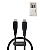 Toocki USB C-L Non-MFI Fast Charging Data Cable (BLACK) (3ft) (20W) (Only Ground Shipping)