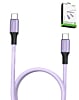 Esoulk USB C-C Charging & Data Sync Cable (PURPLE) (6ft) (100W) (Only Ground Shipping)