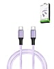 Esoulk USB C-C Charging & Data Sync Cable (PURPLE) (6ft) (100W) (Only Ground Shipping)