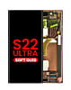 OLED Assembly with Frame for Galaxy S22 Ultra (S908) (BURGUNDY) (Aftermarket OLED)