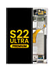 OLED Assembly with Frame for Galaxy S22 Ultra (S908) (PHANTOM WHITE) (Premium)