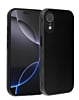 Full Cover New Design Silicone Case - BLACK for iPhone XR (Only Ground Shipping)