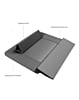 EVO Laptop & iPad 14" Leather Sleeve Pouch Bag - GRAY (Only Ground Shipping)