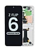 OLED Assembly with Frame for Galaxy Z Flip 6 F741 (WHITE) (US & International) (Service Pack)