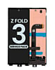 Outer Front OLED Assembly without Frame for Galaxy Z Fold 3 F926 (Service Pack)
