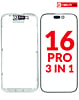 3in1 (Front Glass + Frame + OCA) for iPhone 16 Pro (G+ Oca Pro)
