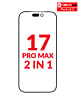 G+Oca Pro Front Glass with OCA for iPhone 17 Pro Max (Pack of 5) (2 in 1)
