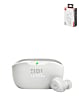 JBL Vibe Bud TWS True Wireless Earphones - WHITE (Only Ground Shipping)