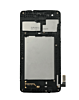 LCD Assembly with Frame for LG K8 (M200 / 2017) / Aristo 1 (MS210) (BLACK) (Premium)